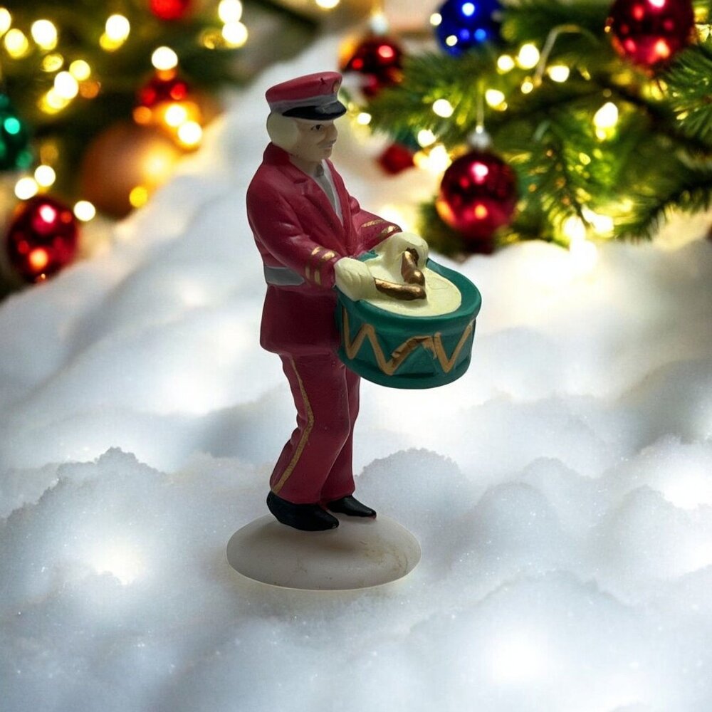 Dept 56 Christmas in City Salvation Army Band, Drum Player Loose Figurine